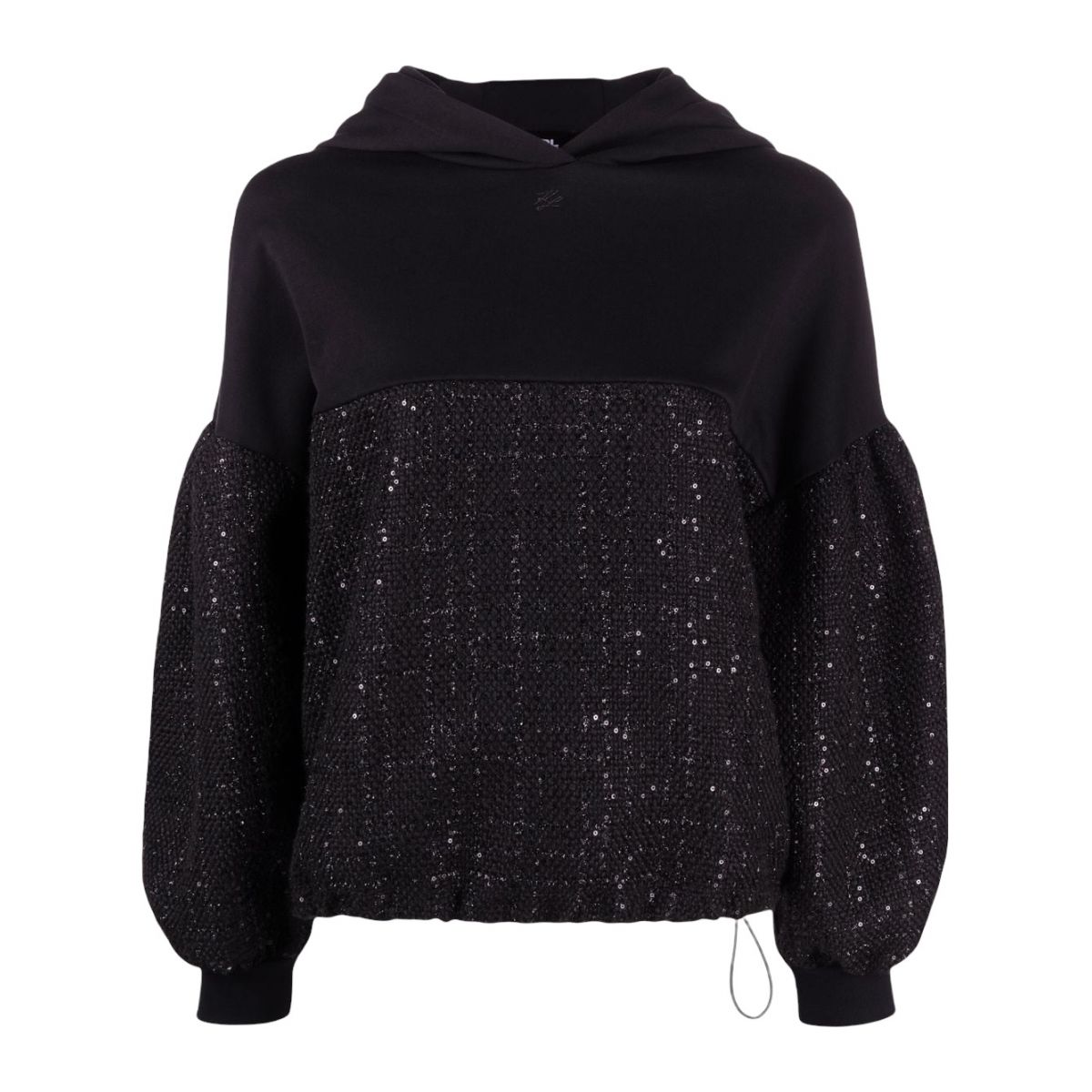Karl Lagerfeld Boucle Hoodie Φούτερ Γυναικείο 216W1803
