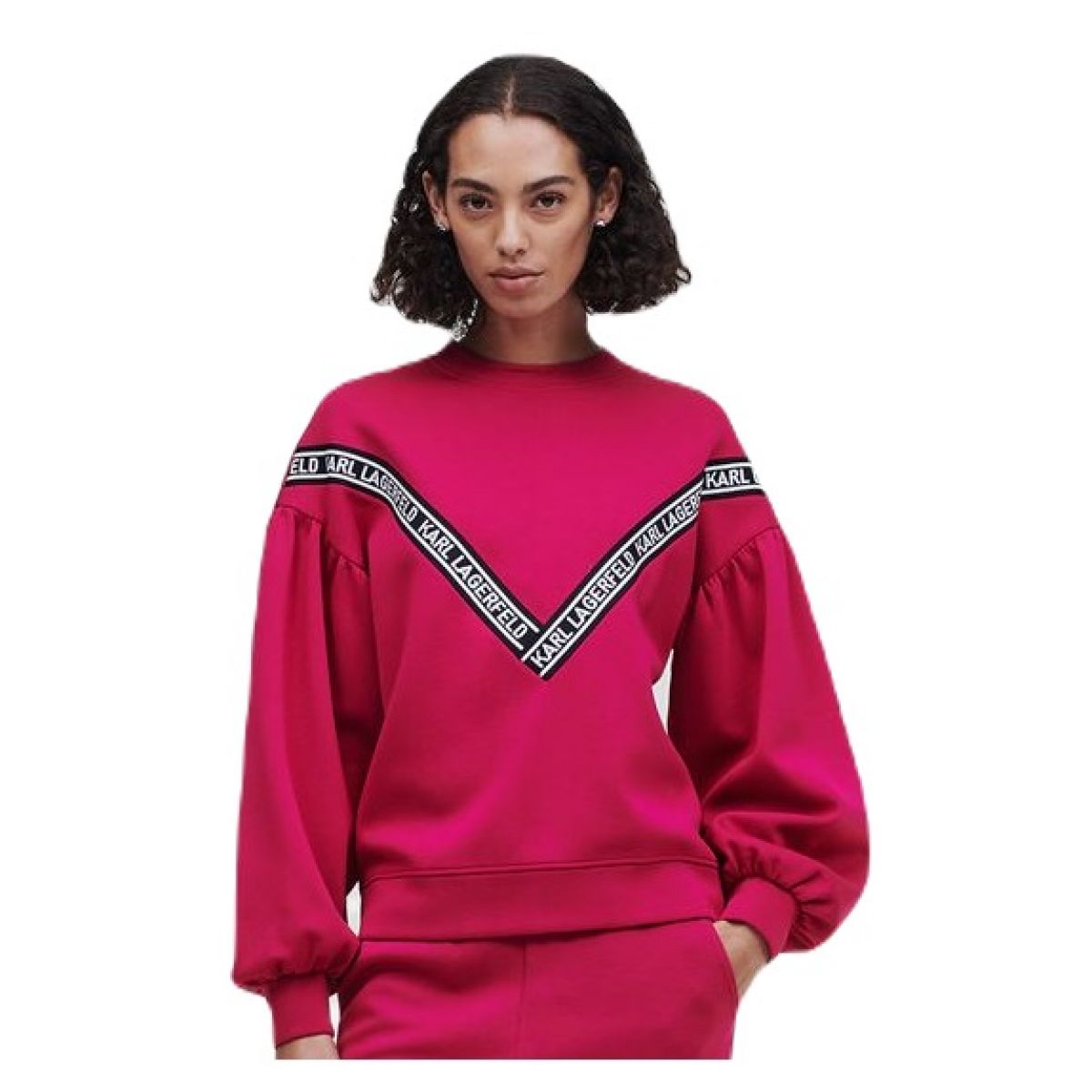 Karl Lagerfeld Colour Logo Sweatshirt Φούτερ Γυναικείο 211W1802
