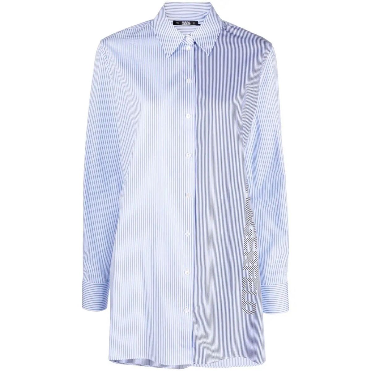Karl Lagerfeld Stripe Polplin Shirt Πουκάμισο Γυναικείο 221W1600