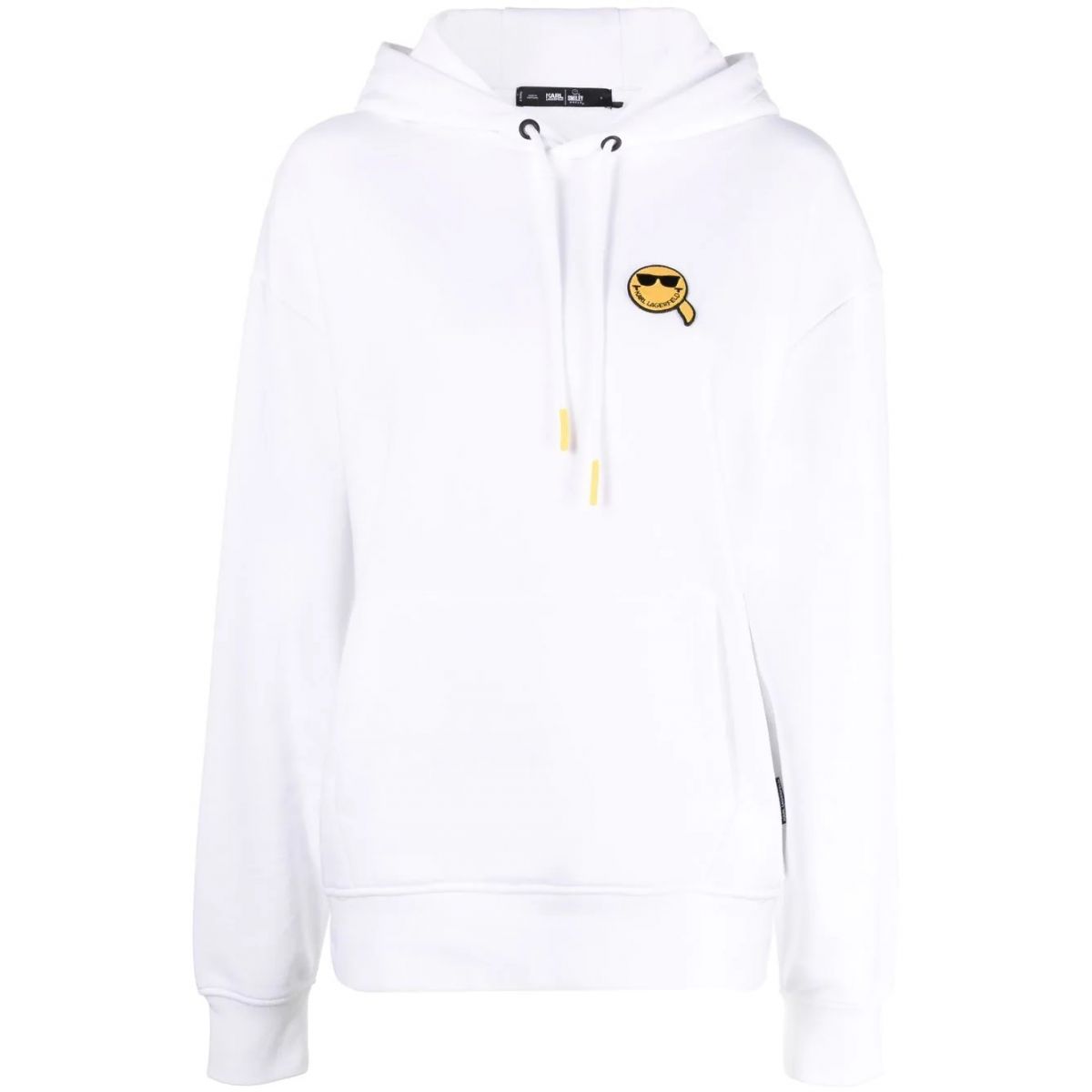 Karl Lagerfeld Unisex Smiley Hoodie Φούτερ Γυναικείο 221W1850