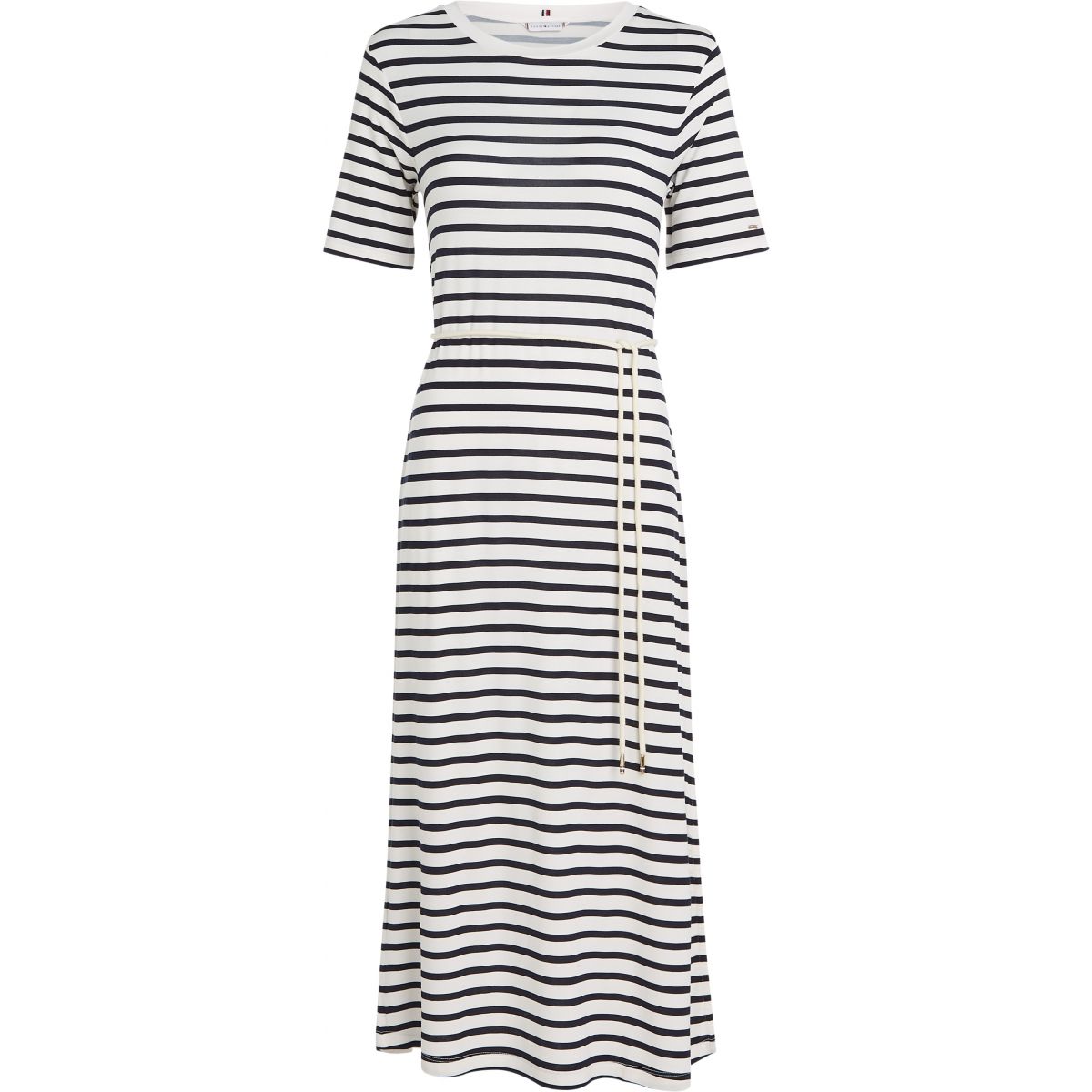 TOMMY HILFIGER STRIPE MIDI T-SHIRT DRESS Φόρεμα Γυναικείο WW0WW37837