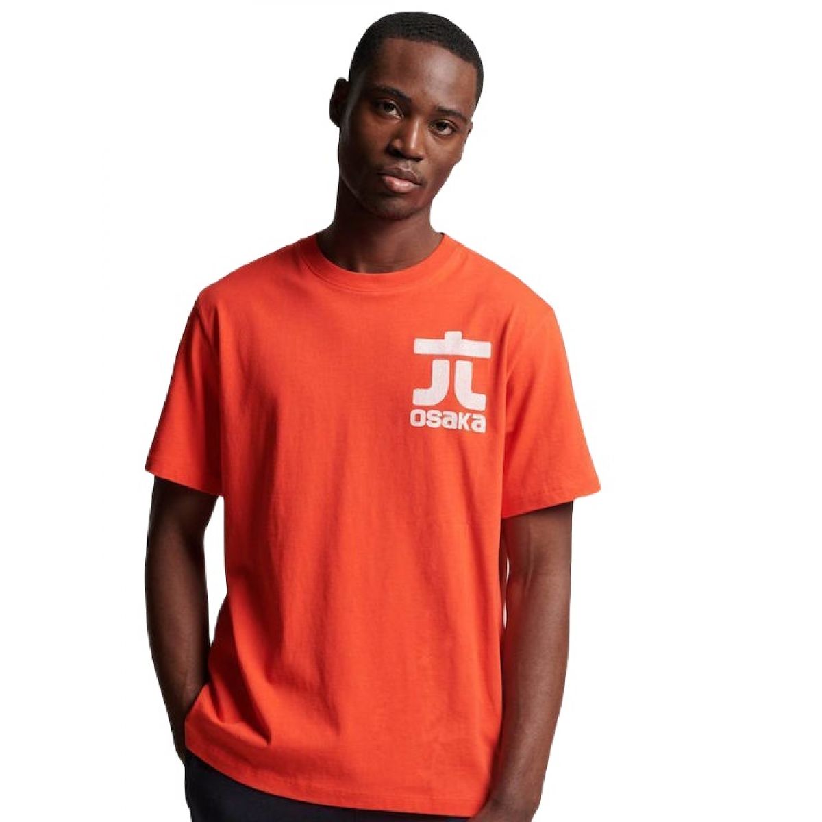 Superdry Code Osaka Logo Tee T-shirt Ανδρικό M1011681A