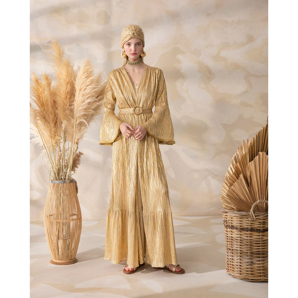 MYA COLLECTION EDELINE KIMONO DRESS S23-4021