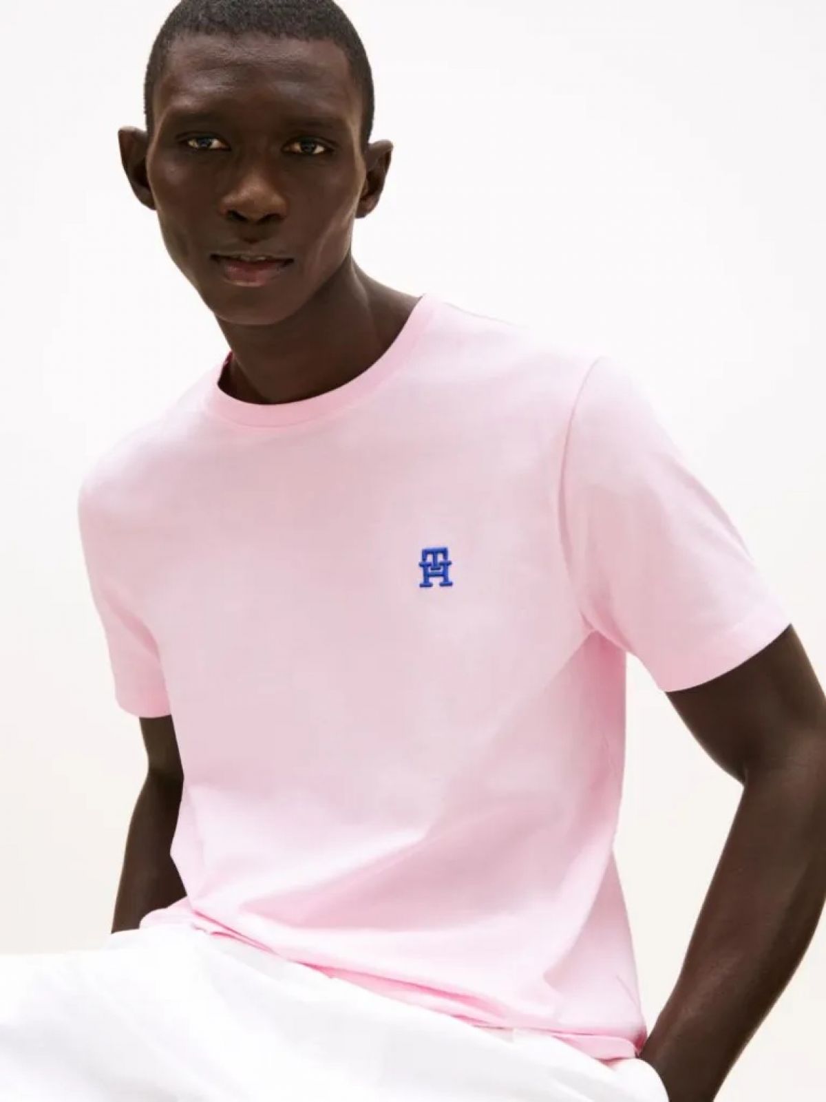 Tommy Hilfiger Contrast TH Monogram Embroidery T-shirt Ανδρικό MW0MW39256