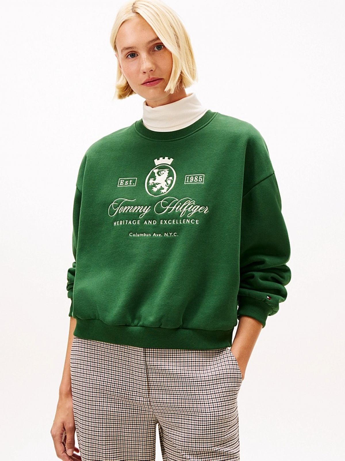 Tommy Hilfiger Logo Embroidery Φούτερ Γυναικείο WW0WW46128